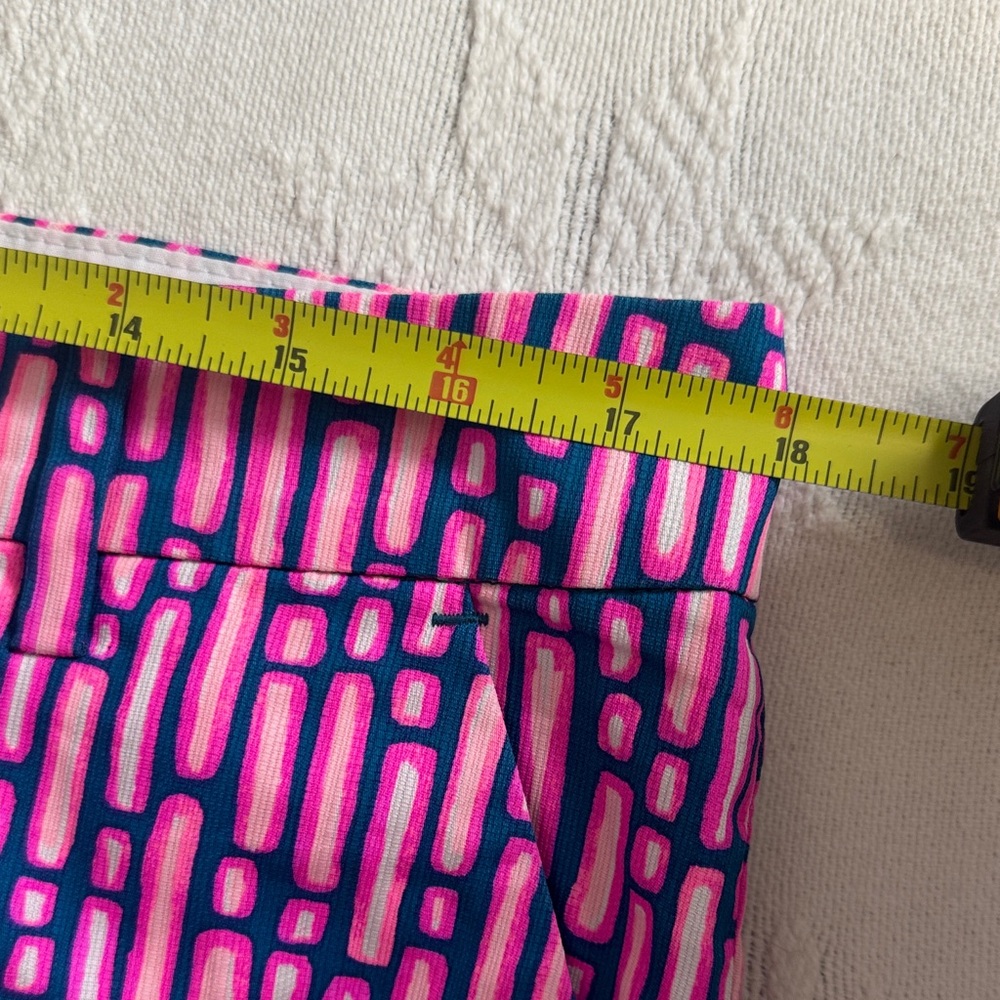 Lilly Pulitzer Vibrant Pink and Blue Patterned Shorts - Picture 5 of 5